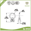 Single Stud Track Fitting with Ring and Spring